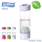 OEM PET Portable Alkaline Water Bottle Infuser Food Grade Material WellBlue Brand