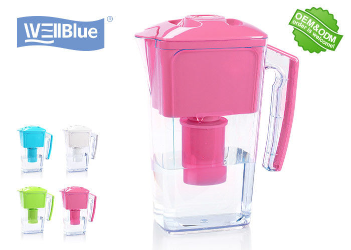 Colorful Well Blue Alkaline Ionized Water Pitcher 2.5L With High PH And Low ORP