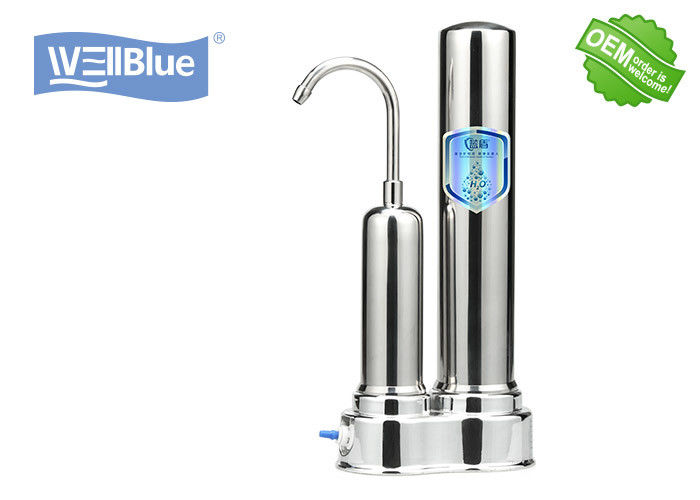 Antimicrobial Countertop Ceramic Water Filtration System For Hardness Removal