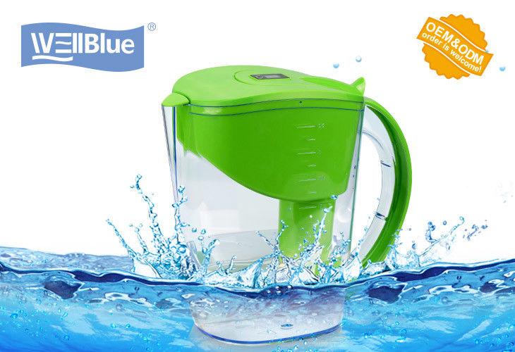 Customized 3.5L Alkaline Classic Water Pitcher , Water Purifier Jug BPA Free