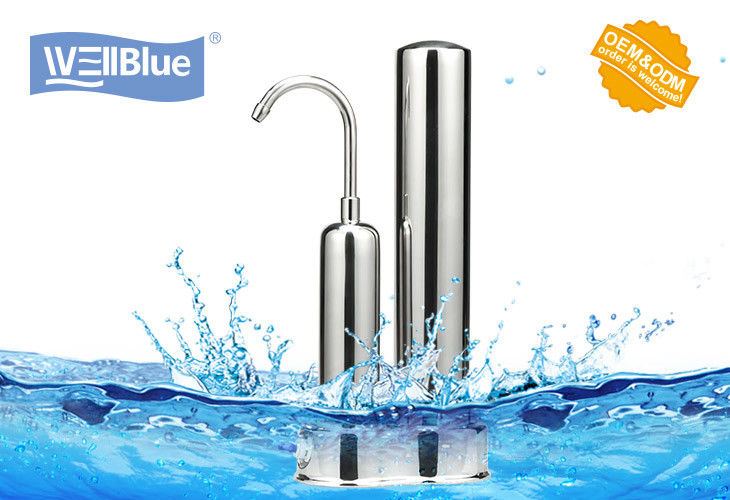 Alkalince Ceramic Countertop Water Filter Purifier Faucet Mounted Two Stage