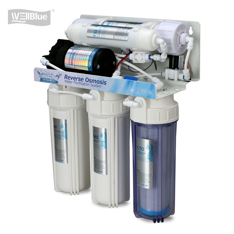 Under Sink Reverse Osmosis Water Treatment System Household Water Filter Plastic