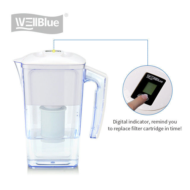 2.5L Hydrogen Water Filter Pitcher With Activated Carbon 225*112*285mm