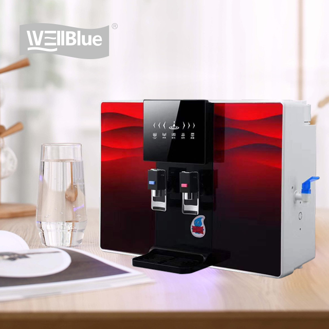 Auto Flush Water Purifier With Heater Hot And Cold Dispenser Alkaline