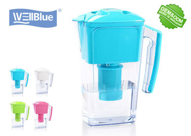 Colorful Well Blue Alkaline Ionized Water Pitcher 2.5L With High PH And Low ORP