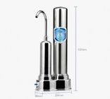 Table Top Alkaline Ceramic Water Filter , 2 Stage Household Water Purifier