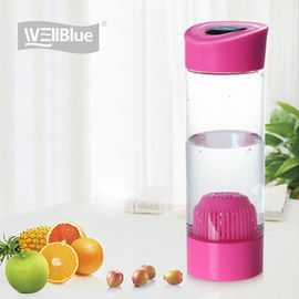 Portable BPA Free plastic alkaline water filter bottle with carry bag