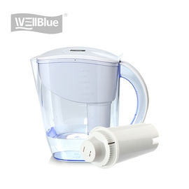 3.5L White Alkaline Water Filter Pitcher Eco Friendly Plastic With 1 Qualified Filter