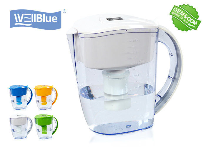 Professional Antioxidant Alkaline Water Pitcher , Active Carbon Mineral Water Purifier