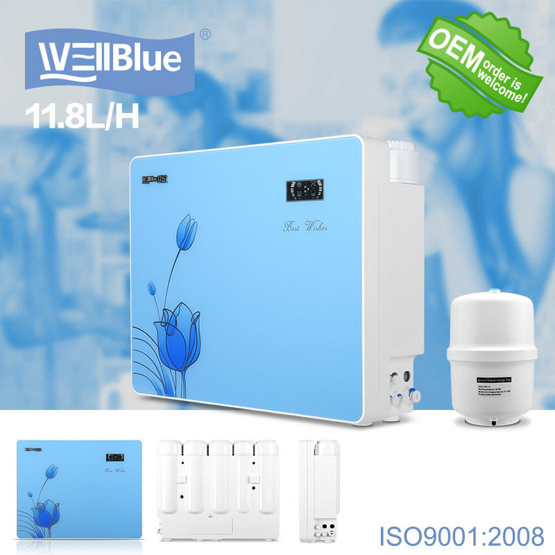 Under Sink 75G Water Filter Purifier Machine With RO System And LED Display