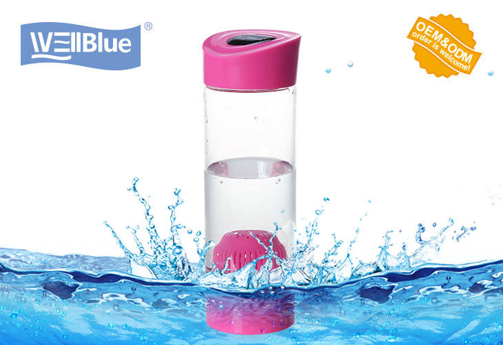 Food Grade Pink Alkaline Ionized Water Bottles For Daily Water Purify