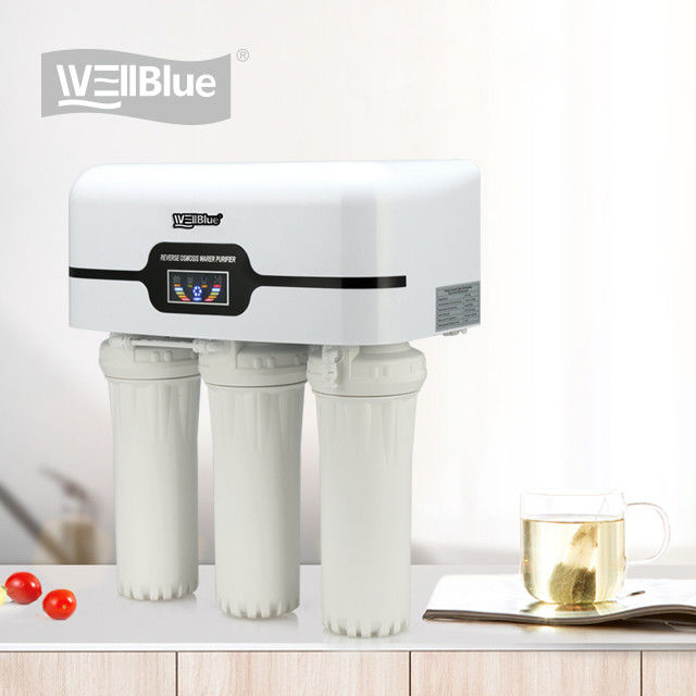 Household Reverse Osmosis Water Purifier System , 75 GPD RO Water Purifier Machine