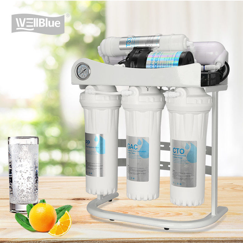 Portable Reverse Osmosis Water Purifier 50 GPD Auto Flush Faucet - Mounted