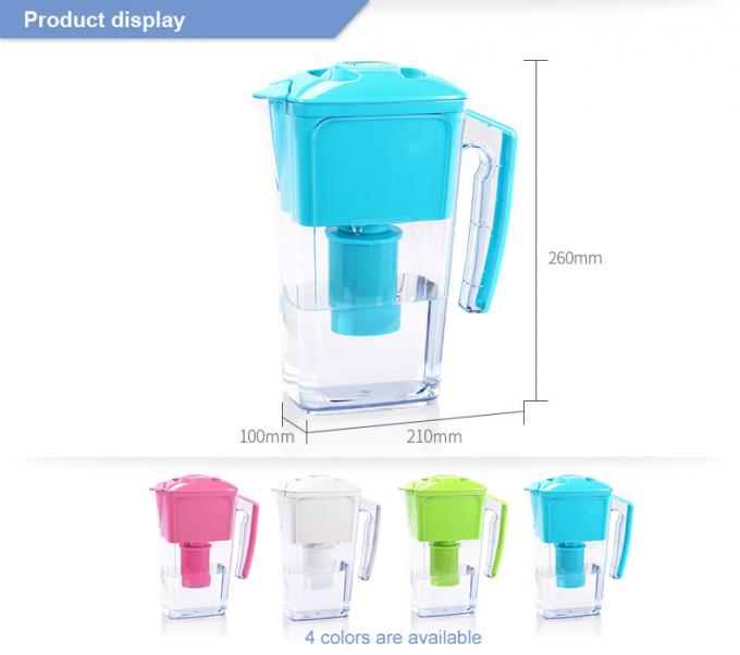 2.5L Plastic Wellblue Alkaline Water Pitcher , Pure Alkaline Mineral